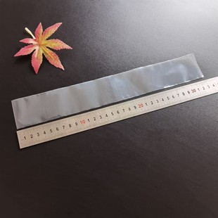 PE flat pocket small long plastic bag thin rectangular film bag icicle hairtail umbrella thick transparent packaging bag