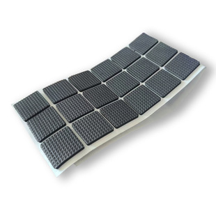 Single-sided adhesive black mesh eva mat non-slip foam gasket shock-absorbing rubber pad self-adhesive table and chair wear-resistant gasket