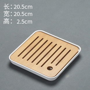 Bamboo Dry Soaking Table Round Long Square Kung Fu Tea Tray Japanese Style Mini Simple Small Tea Table Water Storage Modern Tea Tray