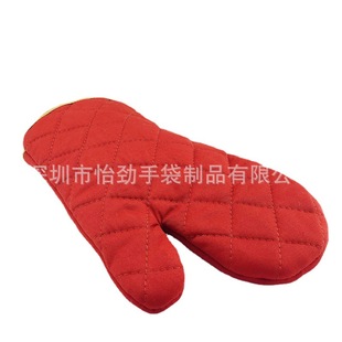 Cotton Insulation Gloves Thickeneded Microwave Oven Gloves Cotton Oven Flame Retardant Gloves Intercotton Heat-resistant Baking Gloves