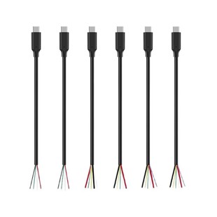 Type-c с одной головкой четыре-пять-шесть ядер 5A кабель для передачи данных для зарядки DIY R & D тестовый кабель для поддержки OTG