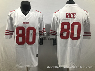 Новая футбольная форма 49ers Вышивка Американский футбол Джерси легендарная футболка команды второго поколения Внешняя торговля оптом