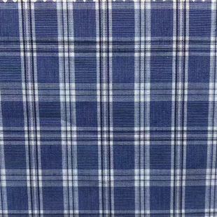 Polyester-Cotton Red Navy Blue Woven Blue Khaki Small Plaid Cotton Fabric Children's Clothing Fabric Bag Box Shoe Clothing Plaid Fabric