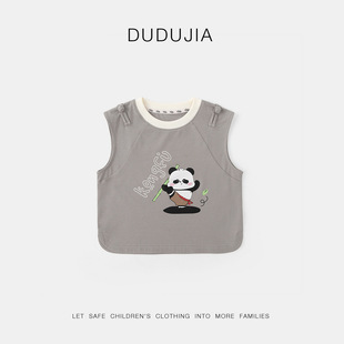 [Vest Collection] Doodle Children's Waistcoat Summer New Boys' Sleeveless T-shirt Girls' Vest Children's Wear Tide