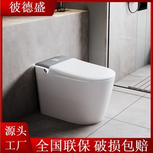 Automatic sterilization instant heating Chaozhou toilet siphon double waterway design voice control light smart toilet