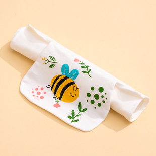 Baby sweatbands baby cotton gauze kindergarten mat napkins children sweatshirt cartoon large breathable sweat absorbent