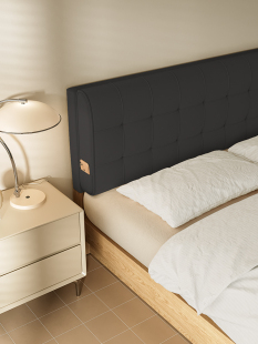Wholesale [Shiwu] cream style bedside cushion tatami backrest simple bedroom bedside soft bag customization