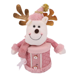 Cross-border New Christmas Decorations Christmas Eve Pink Apple Box Ping An Fruit Jar Christmas Gift Packaging Box