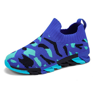 New children's camouflage sneaker 2023 autumn new children's running shoes mesh casual shoes military training shoes