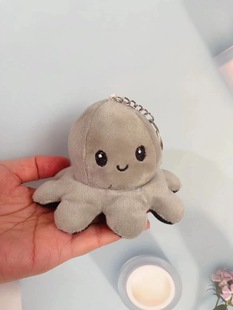 Flip Octopus Flip Octopus Plush Toy Double-sided Flip Doll Octopus Doll Rag Doll