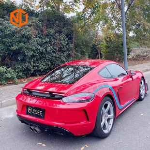 Подходит для Porsche Cayman/Boxster/981 (2013-2015) и 718/GT4 (2015-н.в.) — обвес переднего бампера