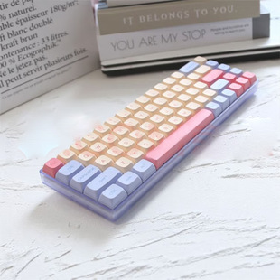 Фабрика прямой хлопок конфеты розовый милый личности колпачок 132 ключ XDA PBT сублимации механический поперечный вал