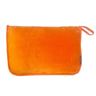 Factory multi-functional two-in-one logo car blanket flannel zipper folding travel blanket pillow blanket wholesale