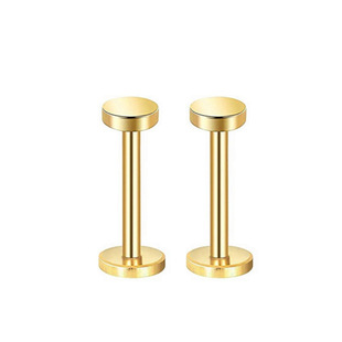 Puncture stainless steel inner teeth Super Flash diamond nose nail earring thread inner teeth fashion lip nail ear nail ear bone nail wholesale