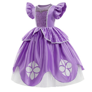 Halloween children's clothing Sophia princess dress Sophia Girls' summer dress dress Sophia one-piece delivery