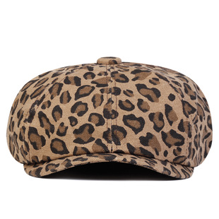 Cross-border New Leopard Fashion Baseball Cap European and American Women's Spring and Summer Fashion Cap Men's Sunshade Cotton Denim Baseball Cap