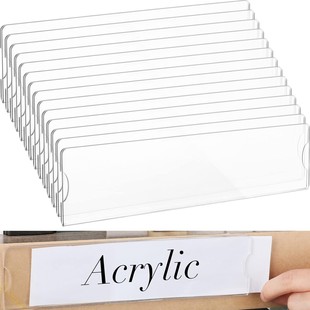 Factory Acrylic Famous Brand Bracket Transparent Acrylic Plastic Logo Bracket Frame with Tape Horizontal Wall Famous Brand