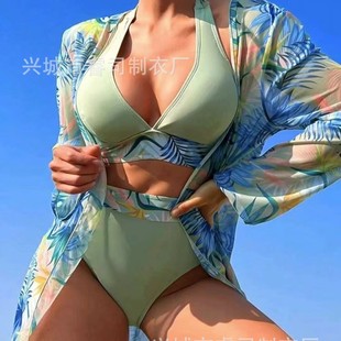 2025 новый купальник европейский и американский bikini трансграничный купальник из трех частей