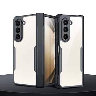 Применимо для Samsung Z FOLD5 чехол для мобильного телефона силиконовый анти-падение прозрачный чехол для всех оболочек