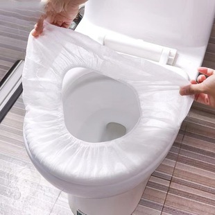 Disposable toilet mat thickened non-woven toilet cover travel portable hotel toilet waterproof toilet cover wholesale