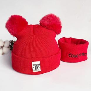 Baby Hat Autumn and Winter 0-3-6-24 Months Baby Children's Hat Men's and Women's Fetal Hat Wool Hat Korean