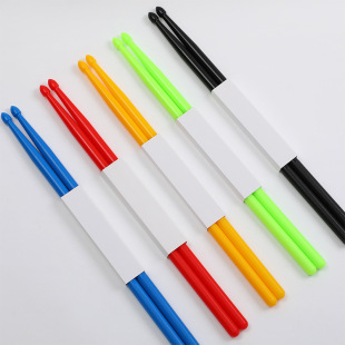 Multicolor nylon plastic drum stick 5A non-slip practice drum stick jazz drum hammer electronic drum kit drum stick accessories