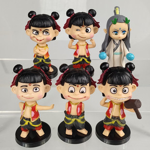 Magic Child Descend to the World Q Edition Which Ao C Blind Box Hand-held 6 Doll Toy Desktop Ornaments Animation Peripheral Model