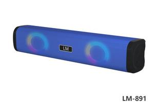 LM891 прямоугольный длинный Bluetooth-динамик RGB цветной свет карта со специальными эффектами U диск TF-карта динамик Настольный динамик