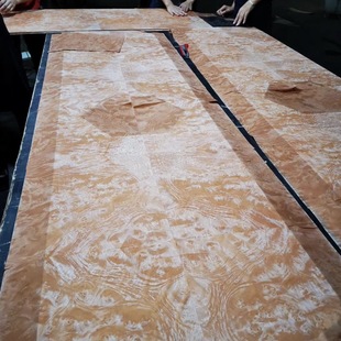 Foshan manufacturers wholesale furniture decoration new products recommend checkered pattern wood surface patchwork panel home board