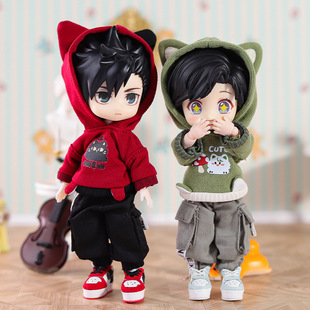 OB11 кукла с длинным рукавом спортивный свитник с 12 очками можно носить BJD куклы аксессуары GCS точка