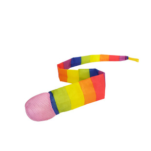 Flow Planet Kindergarten Sensor Training Equipment Color Belt Wind Resistance Soft Ball Sports Equipment Children's Ball Throwing Toys