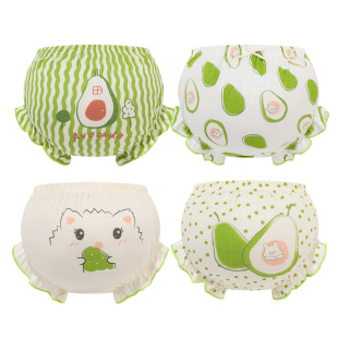Baby underwear 2025 factory direct double crotch upgrade new children's bread pants underwear cotton bottoms