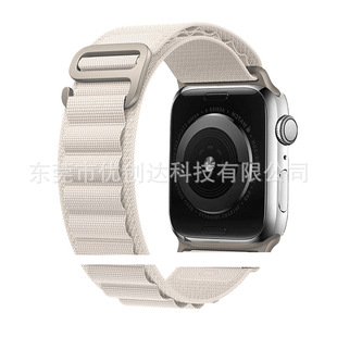 Применимый Apple watch часы S10 черная пряжка G-слово альпийский обратный ремешок iwatch нейлоновые ремешки