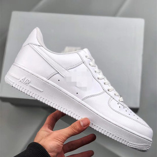 Putian Shoes 2024 New Air Force One White Shoes Men's Summer Women's Summer Shoes Real Leather Shoes Slippers Hole Shoes