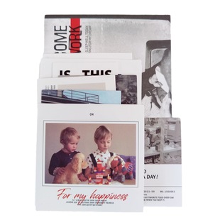 South Korea's same model OAB character 202hosil magazine landscape retro hand account poster material collage photo sticker bag