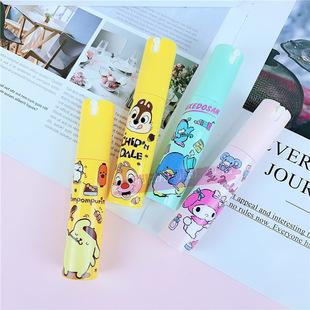 ins Cute Jelly Color Slender Spray Bottle Kuromi PC Dog Alcohol Disinfectant Bottled Cartoon Fine Mist Bottle