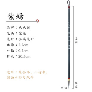Thousand-character calligraphy special thin gold body brush traditional Chinese painting white drawing hook line Changfeng Zihao and lower case brush