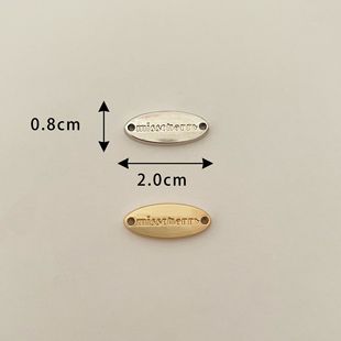 Factory direct sales of new clothing accessories oval English miss clothing accessories hat decorative buckle
