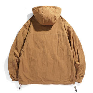 2024 Hooded Sun Protection Suit Skin Clothes Men's Couple Summer Ultra-thin Breathable Outdoor Fishing Skin Trunkcoat Fishing