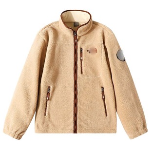 Trendy Brand in stock Beijia Lamb Fleece Collar Cotton-padded Jacket Warm and Comfortable Cotton-padded Jacket Men's Winter Fashion Casual All-match Jacket