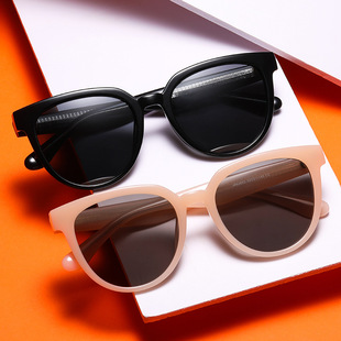 New European and American fashion sunglasses women's personalized sun-proof polarized sunglasses men's fashion plate universal glasses wholesale