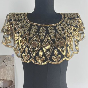 Bai Si sequins shawl evening dress party dinner cheongsam outside cross-border Europe and the United States hot outside shawl