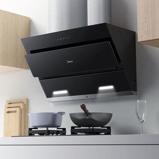 Midea вытяжка кухня большая всасывание дома боковой всасывание руки интеллектуальная автоматическая очистка курительная машина