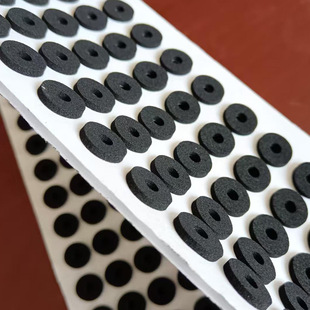 Eva Gasket Furniture Shock-Absorbing Anti-Slip Self-Adhesive Foam Pad Black Round Foam Foot Pad Eva Foam Pad Manufacturer