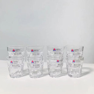 Hongli octagonal steel cup white whisky cup KTV bar special beer cup LOGO