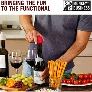 Magic Fun Creative Gift Small Topper Sealed Wine Bottle Cork Soda Water Bottle Cork Sealer Silicone Wine Bottle Cork