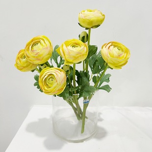 Artificial Flower Melaleuca Rulian Egg Flower European Style Home Hotel Living Room Soft Decoration Project Wedding Set Fake Flower