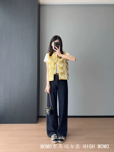 Fashion sense ~ gold thread embroidery old money new Chinese gentle national style boutique vest women's 2025 new spring