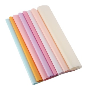 Hot selling fresh flower wrapping paper floral materials bouquet gift wrapping copy paper fresh flower paper solid color Korean style Sydney paper