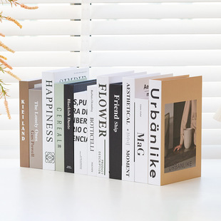 Modern English new fake book decoration decoration office area bookcase simulation book model room props model Book